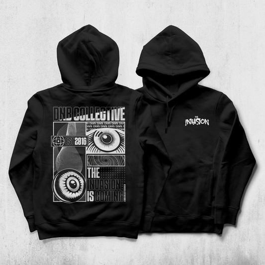INVASION 3.0 - EYES HOODIE (BLACK)