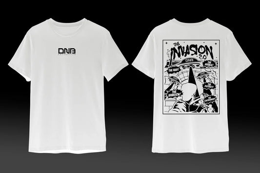 INVASION 2.0 - WHITE GRAPHIC TEE